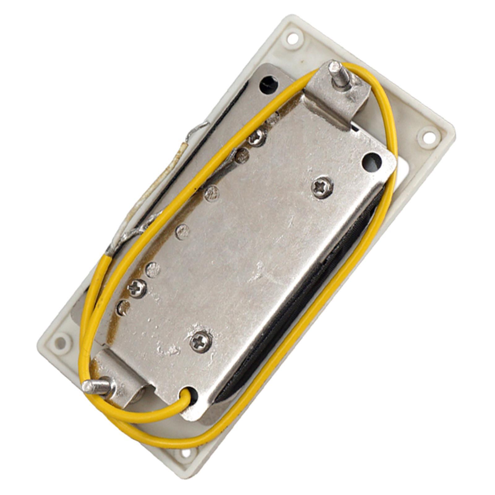 Tone Pickups Set, Humbucker Double Coil Neck Pickup and Bridge Pickup Replacement Parts for Standard Humbucker Electric Guitar