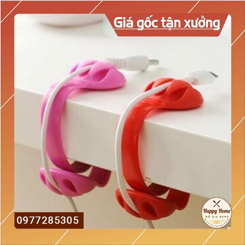 Kẹp phân loại cố định CHỐNG ĐỨT GÃY dây cáp xạc điện thoại gọn gàng tiện lợi