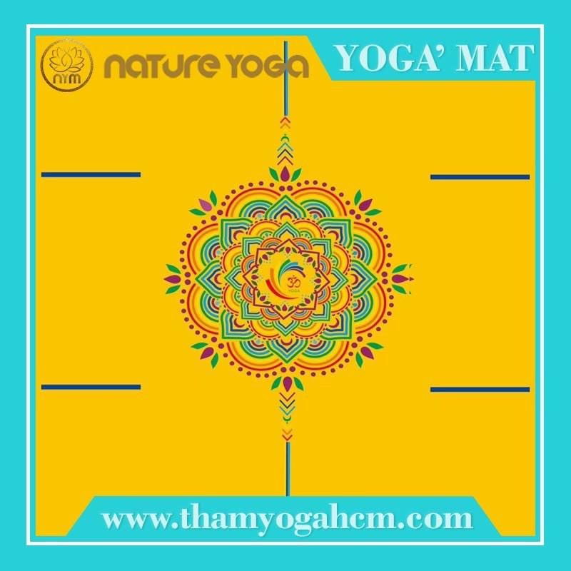 Thảm Yoga Chuẩn Đẹp PU Cao Su Nature - Thảm Du Lích Gấp Gọn