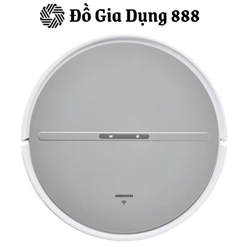 Robot Hút Bụi Lau Nhà MEDION MD11889 S05 SW, Máy Hút Bụi Lau Nhà Tự Động, Lực Hút Mạnh, Pin Khỏe, Kết Nối App, Model 2023, Cảm Ứng Chống Va Chạm, Nhập Đức, Bảo Hành 12 Tháng