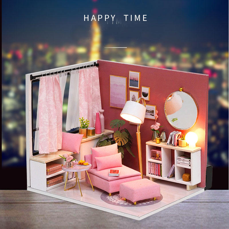 Nhà búp bê lắp ghép Happy Time H017