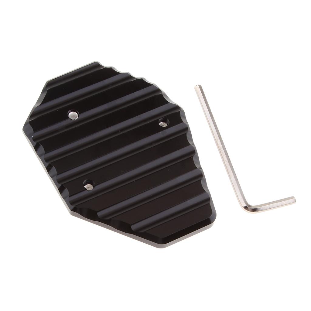 Motorcycle CNC Side Stand Kickstand Enlarge Plate Pad For Yamaha MT-07 FZ07 2013 2014 2015 2016