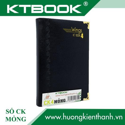 Gói 5 cuốn Sổ ghi chép Bìa Da Đen KTBOOK cao cấp KT 4 dòng kẻ ngang khổ A6 - 100 trang