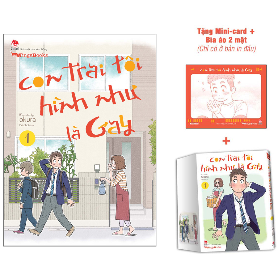 Con Trai Tôi Hình Như Là Gay – Tập 1 [Tặng Mini-Card + Bìa Áo 2 Mặt]