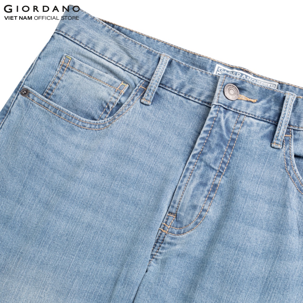 Quần Jeans Dài Nam Regular Taper Giordano 01112008