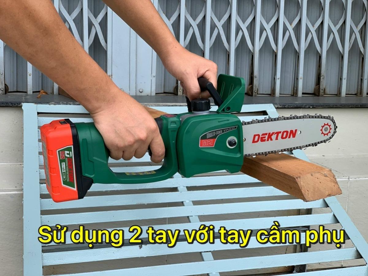 MÁY CƯA DÙNG PIN 21V 8" DEKTON M21-CS08BL - HÀNG CHÍNH HÃNG