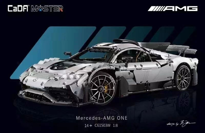 Đồ Chơi Lắp Ráp  điều khiển từ xa Siêu Xe Mercedes-AMG – CADA C61503W tỷ lệ 1:8 full RC có động cơ và tay điều khiển