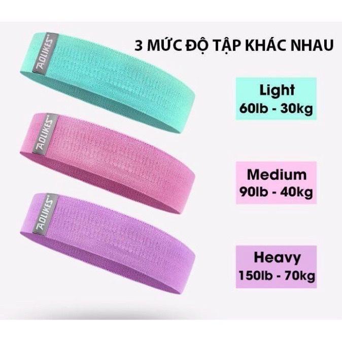 Dây Mini Band Đàn Hồi Kháng Lực Tập Mông Chân Đùi Cao Cấp