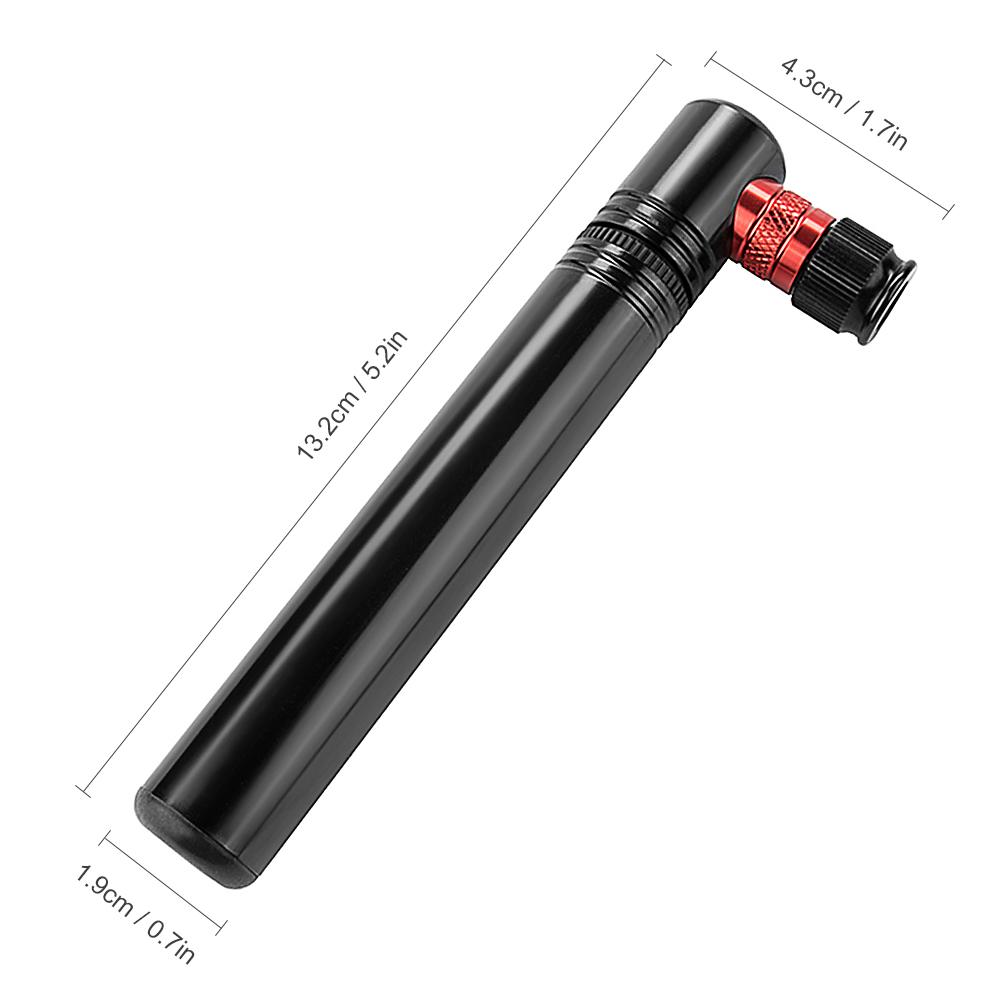 Máy bơm xe đạp 120PSI có giá đỡ phù hợp cho van Presta và Schrader