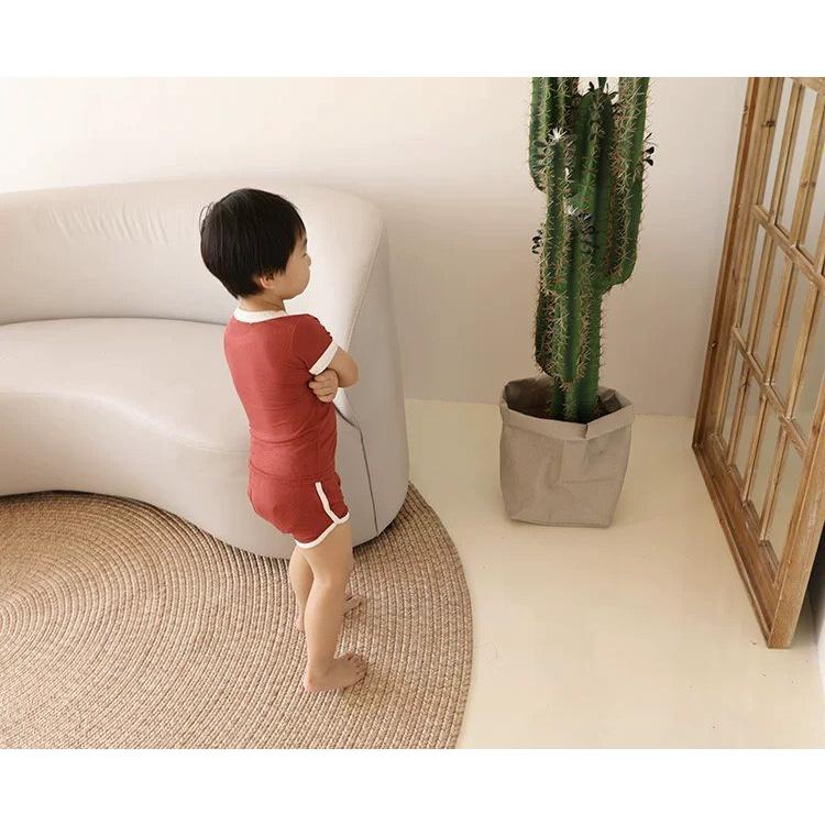 BỘ CỘC TAY LEN TĂM MINKY MOM