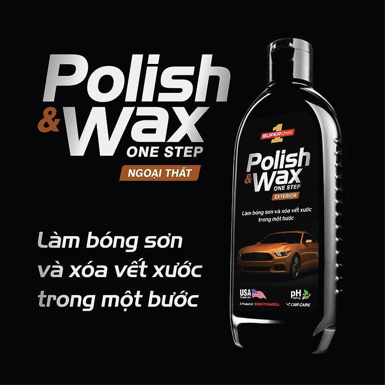 Kem Đánh Bóng và Xóa Vết Xước Super One Super One Polish and Wax One Step - Exterior