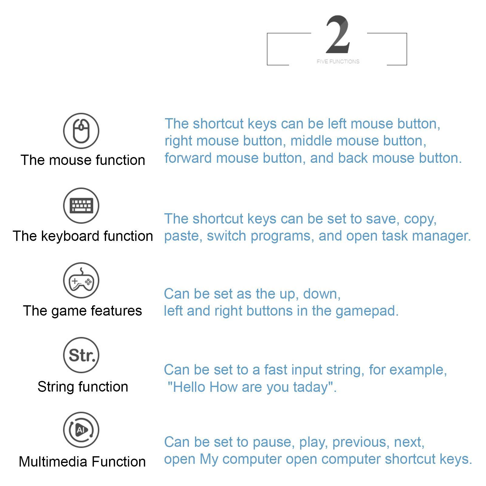 Upgraded USB Foot Control Customized Combination Key for