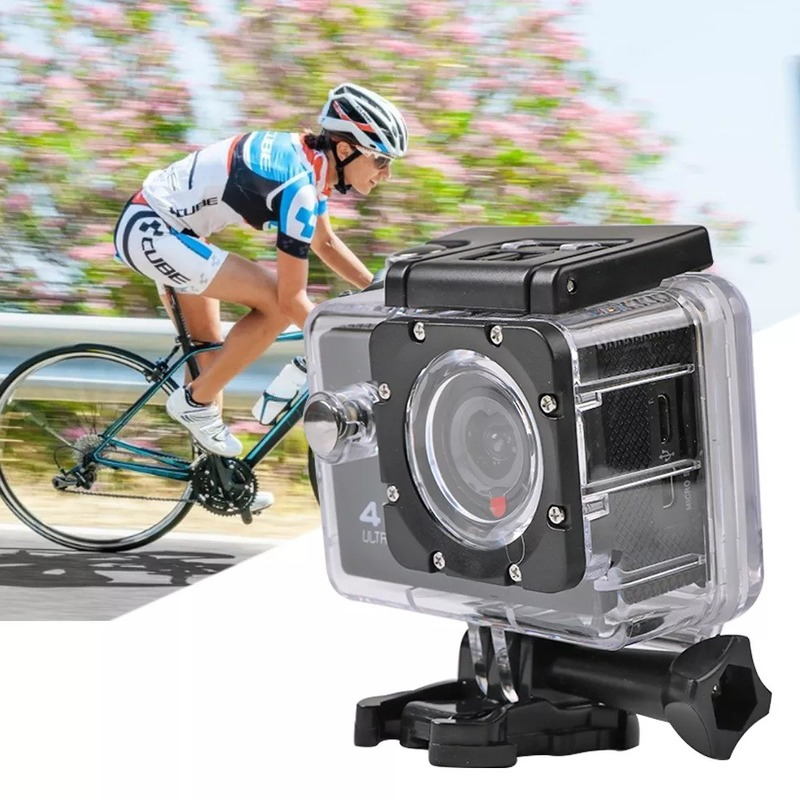 Máy ảnh hành động WiFi 12MP 4K 25fps Ultra HD 170D GO Waterproof Pro Sport DV Mũ bảo hiểm Kỹ thuật số Video Ghi lại Camera Cam Sport