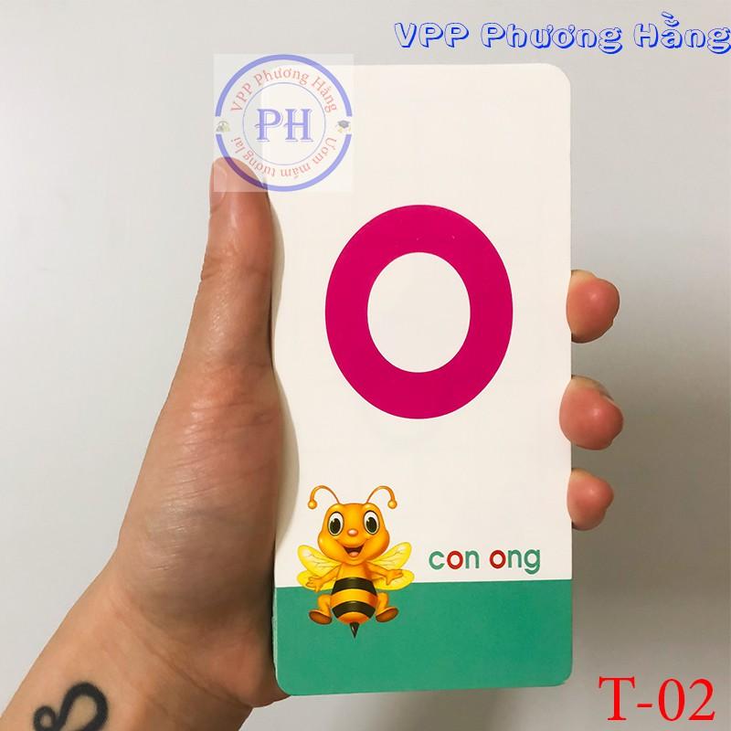 Bộ thẻ học thông minh nhận biết chữ cái và số cho bé ( bộ 44 thẻ