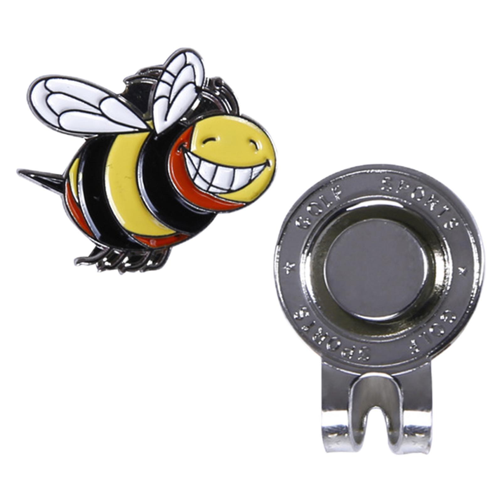 Novelty Alloy Golf Ball Marker with Hat Clip Golfer Gift Golf Accessories
