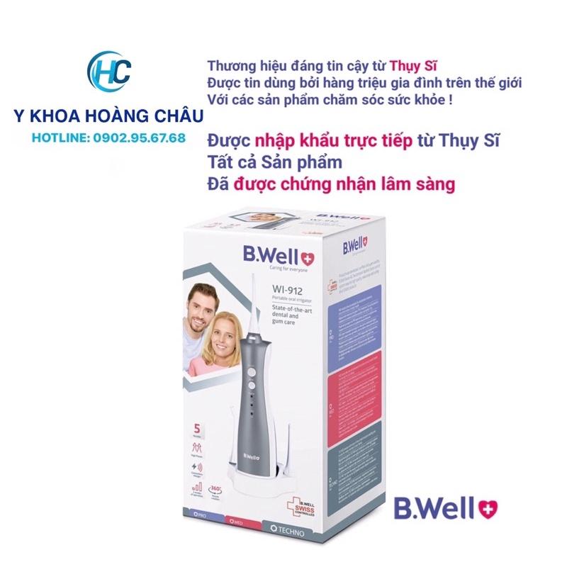 Máy tăm nước cầm tay cao cấp B.Well Swiss WI 912 - nhập từ Thụy Sỹ - BWell 912