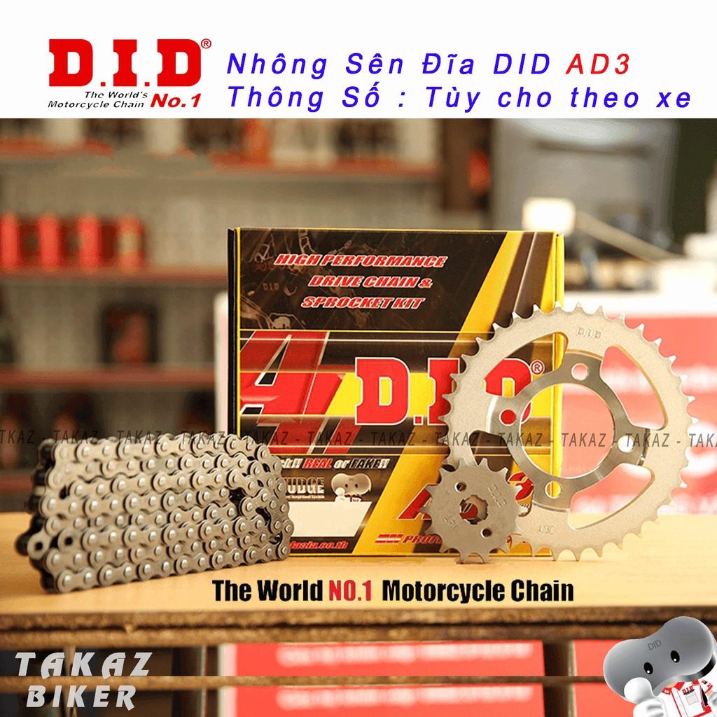 B1 Sên Nhông Đĩa D.I.D AD3 9 ly Dùng Cho Xe Smash - XBike 428AD3 102L - 14T x 36T