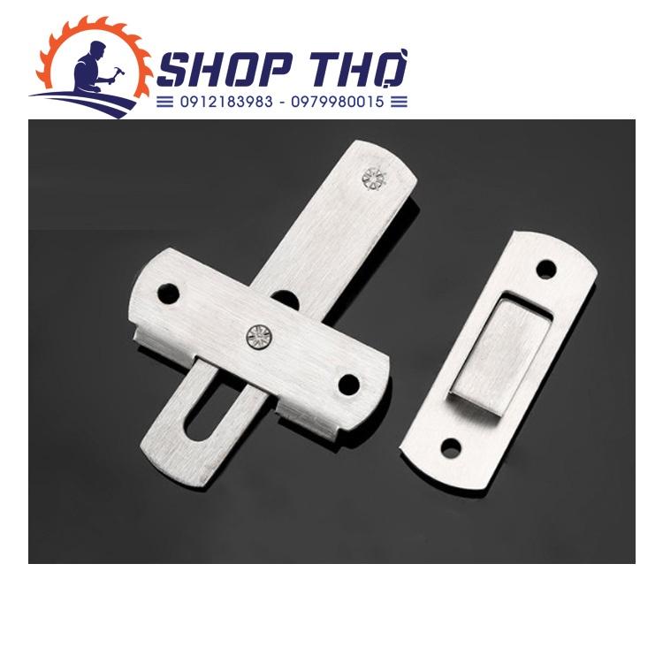 Then chốt an toàn cài cửa inox 201 loại 3inh, 4 inch dày 1.5mm
