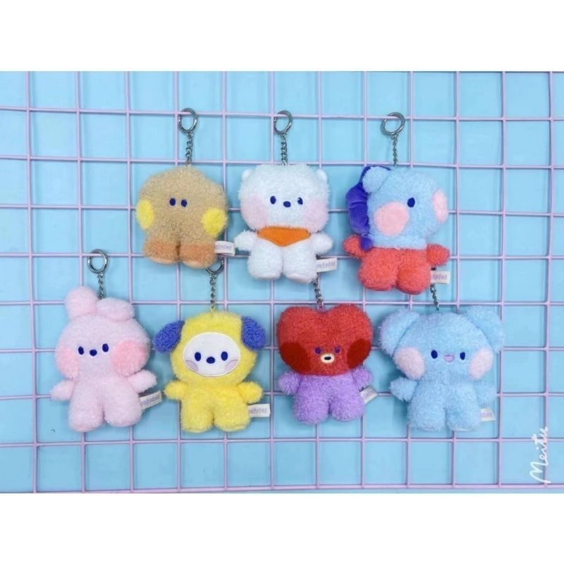 Móc khóa BTS BT21 nhồi bông phiên bản mini