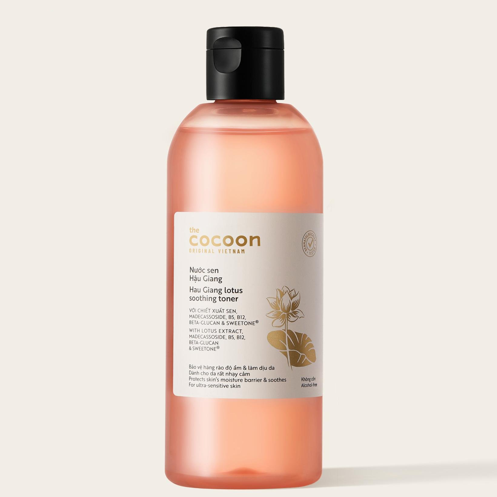 Toner nước cân bằng da SEN Hậu Giang cocoon 310ml