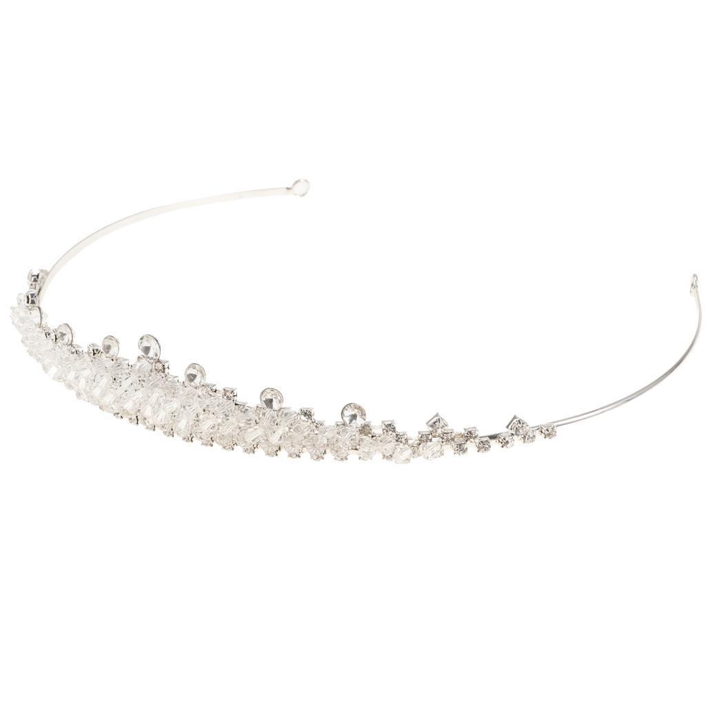 Bridal Crown Tiara Bride Headband Crystal Wedding Queen Hair Accessories