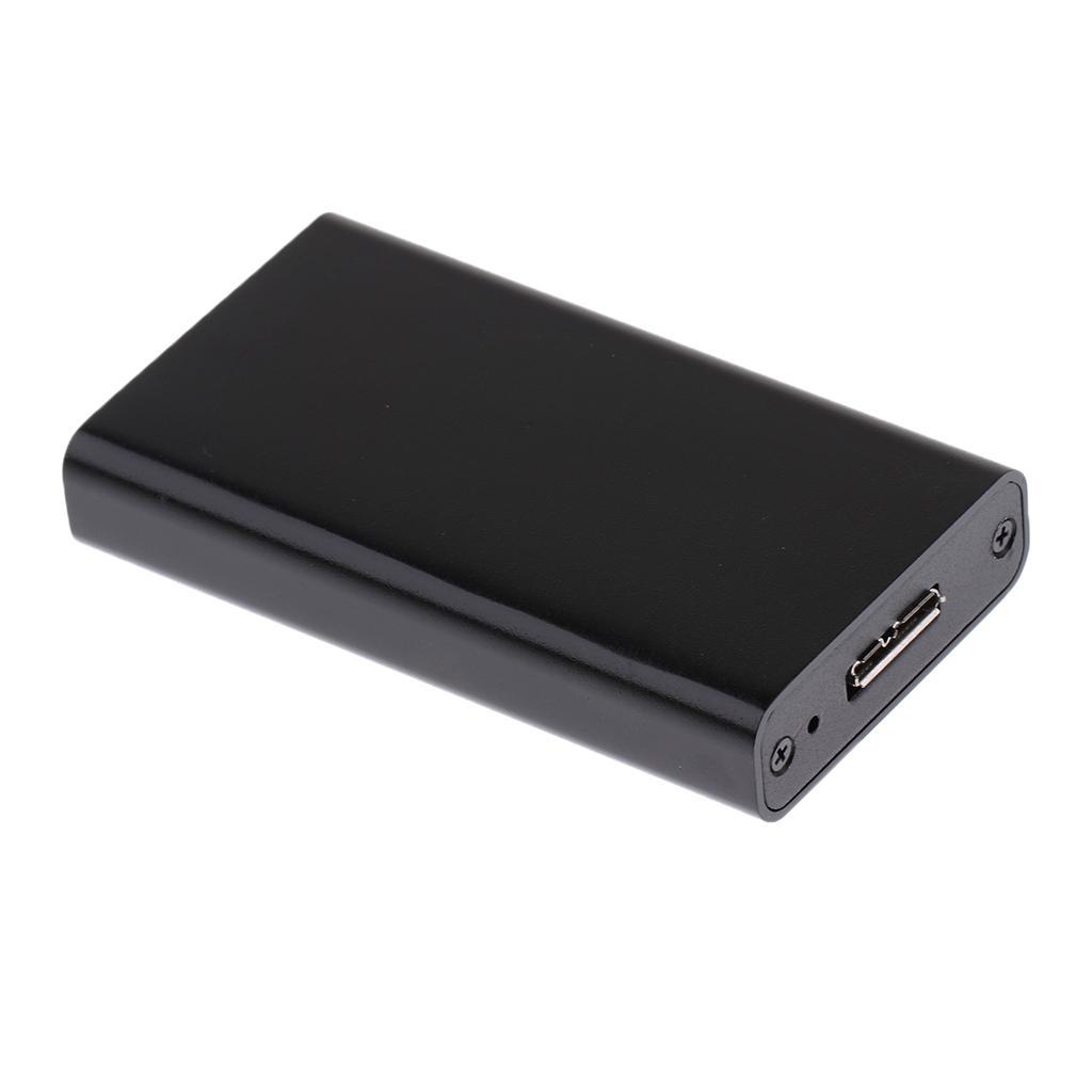 MSATA to USB 3.0 External SSD Enclosure Conveter Case with Cable