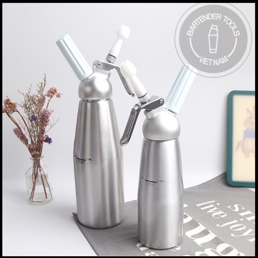 Bình Xịt Kem Cream Whipper 500ml -1000ml - Hàng xịn 1000%