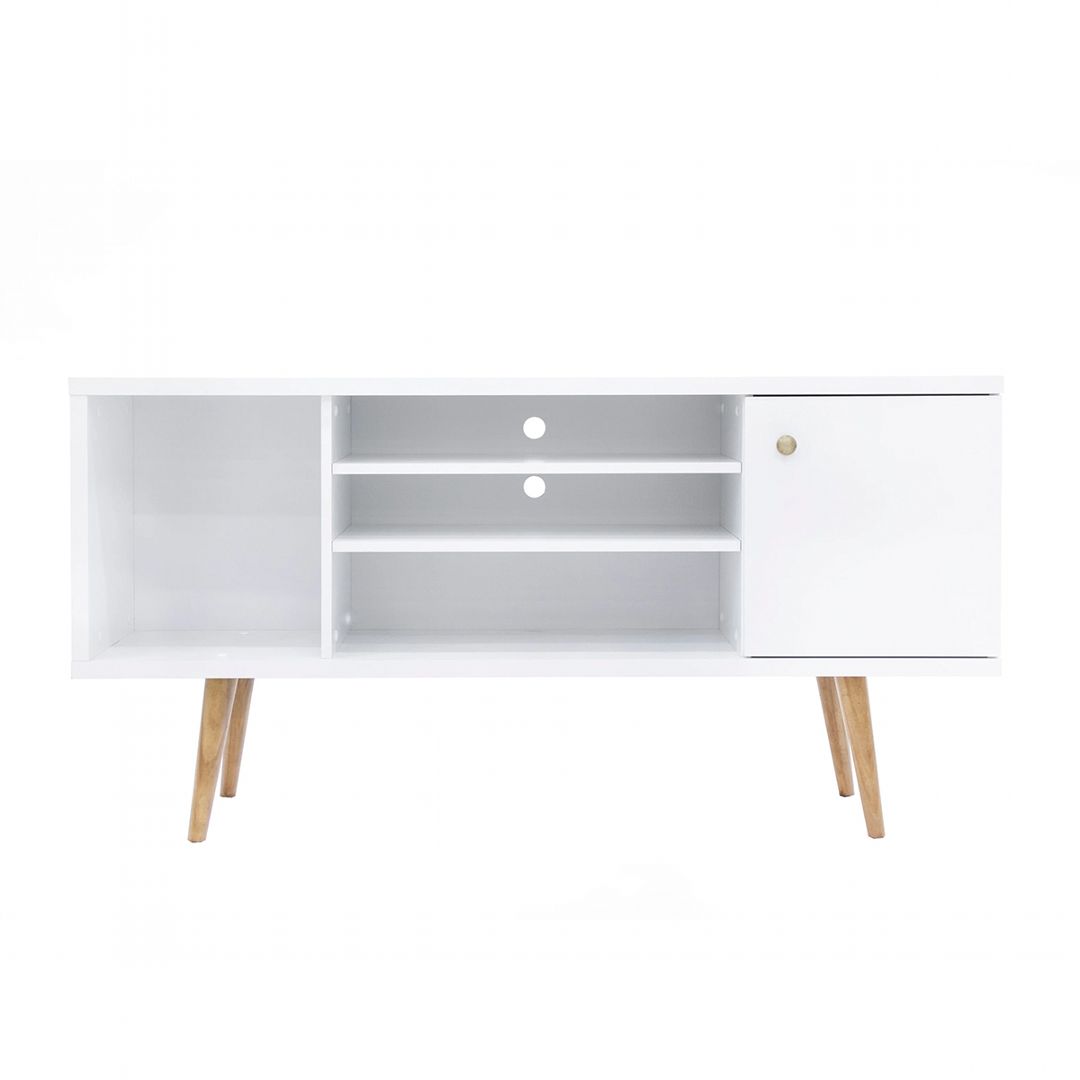 Kệ tivi gỗ hiện đại SMLIFE Tybalt | Gỗ MDF dày 17mm chống ẩm | D135xR35xC60cm
