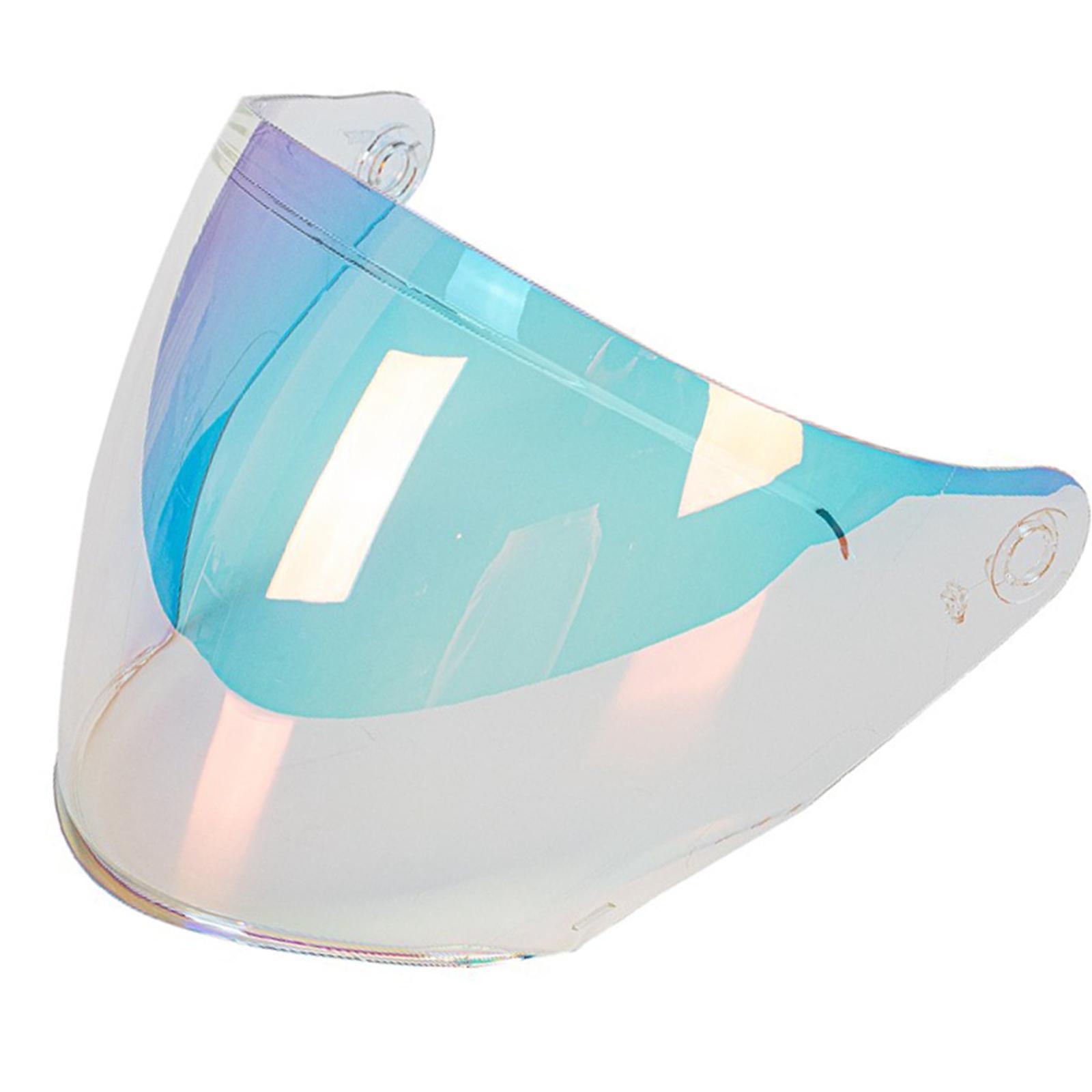 Helmet Visor Shield ,Open Face Shield Motorbikes Supplies Helmet Glass Fits for Kyt Nfj Helmets Easy to Install