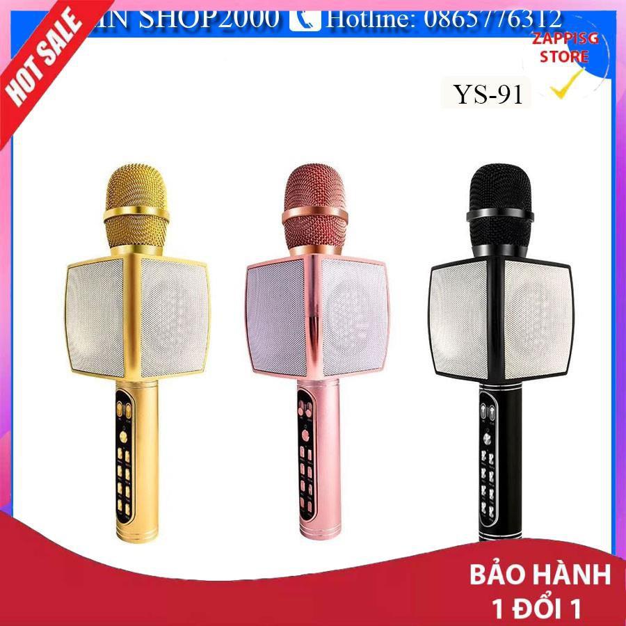 ️ Micro karaoke bluetooth YS 91 - Bảo hành 1 đổi 1