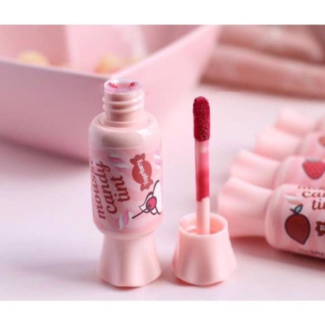 Son Tint Viên Kẹo The Saem Saemmul Mousse Candy Tint 01 Redmango Mousse (8g)