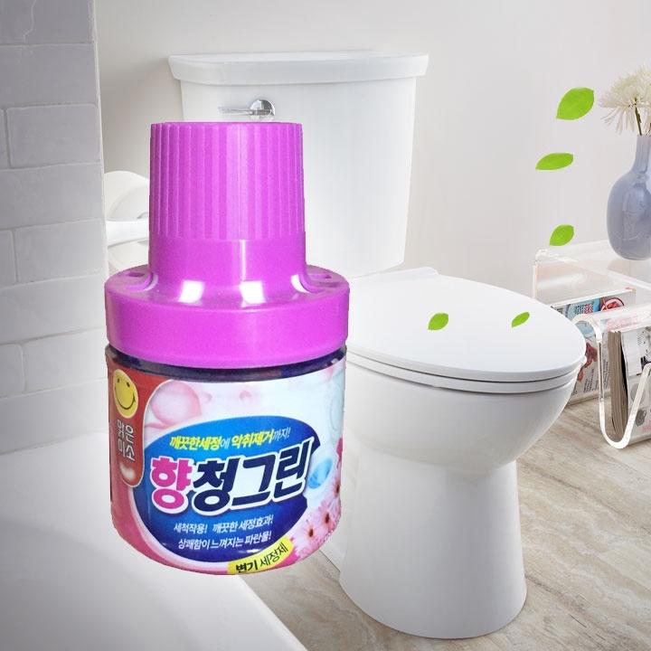 Cốc thả bồn cầu hương hoa hàn quốc, Chai thả bồn cầu hàn quốc diệt khuẩn
