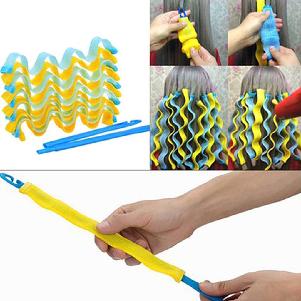 12 lô uốn tóc gợn sóng nước retro rê tro hàn quốc