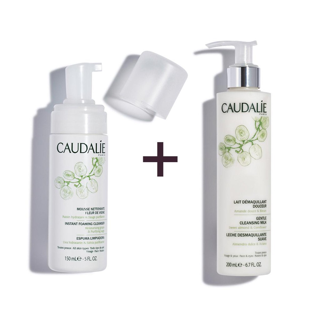 Caudalie Lait Démaquillante Doucer - Sữa Tẩy Trang Chiết Xuất Hạnh Nhân Và Dầu Hạt Nho 200ml