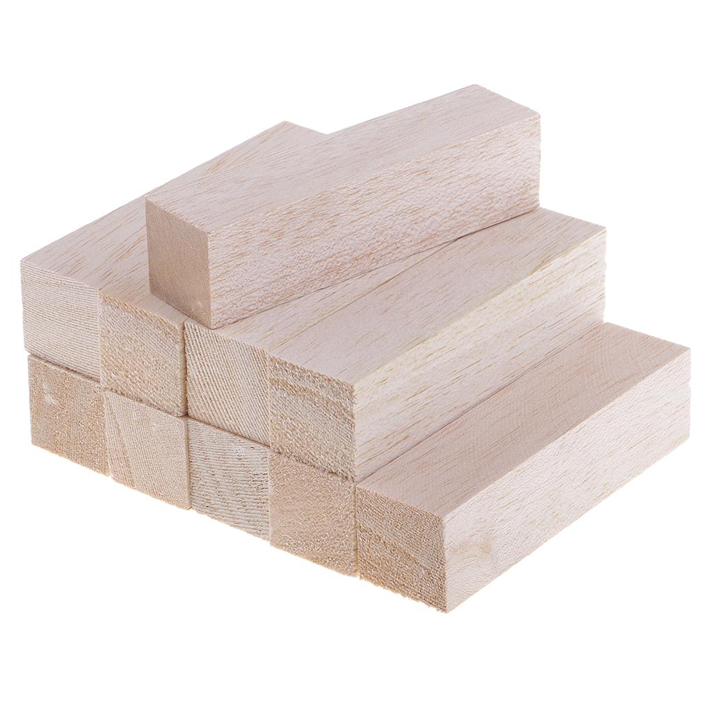 Bộ 15 Miếng Gỗ Balsa Khối Hình Khối TỰ LÀM Để Tạo Hình Thủ Công làm việc Gỗ Chất Liệu