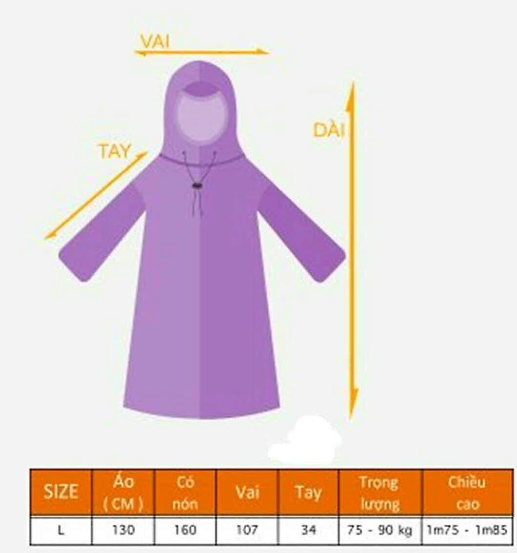 Áo Mưa bit nâng cao vải dù cao cấp