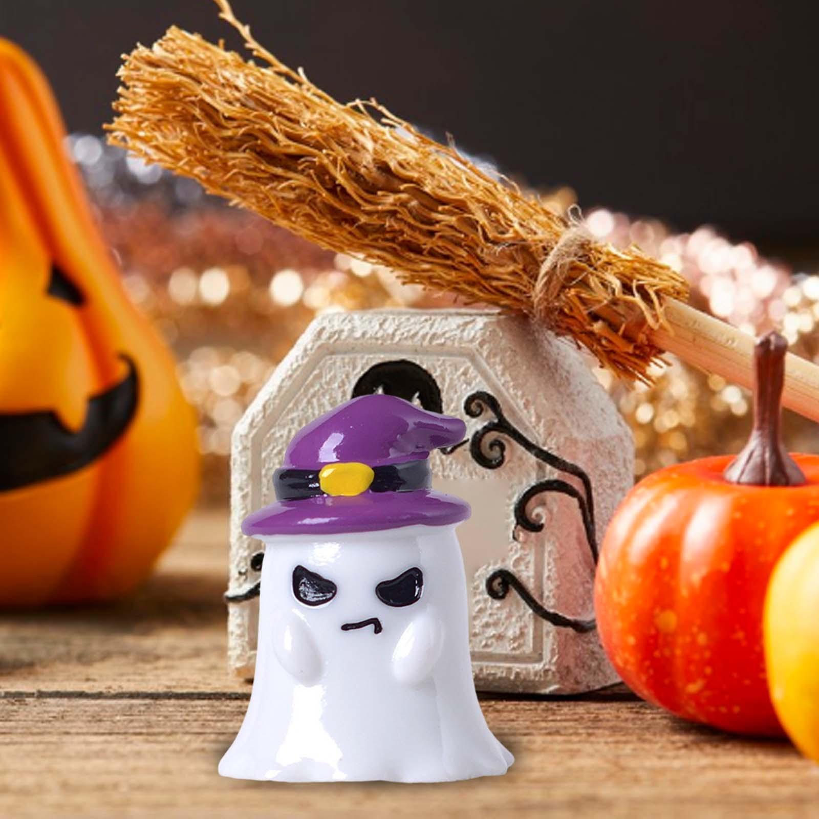 Mini Halloween Figurines for Party Supplies Holiday Garden Decor Accessories