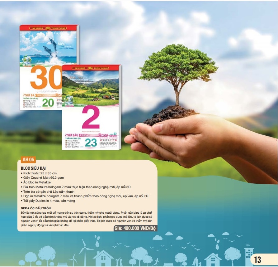 Lịch Bloc Siêu Đại 2024 - AH-05 Môi Trường & Cuộc Sống