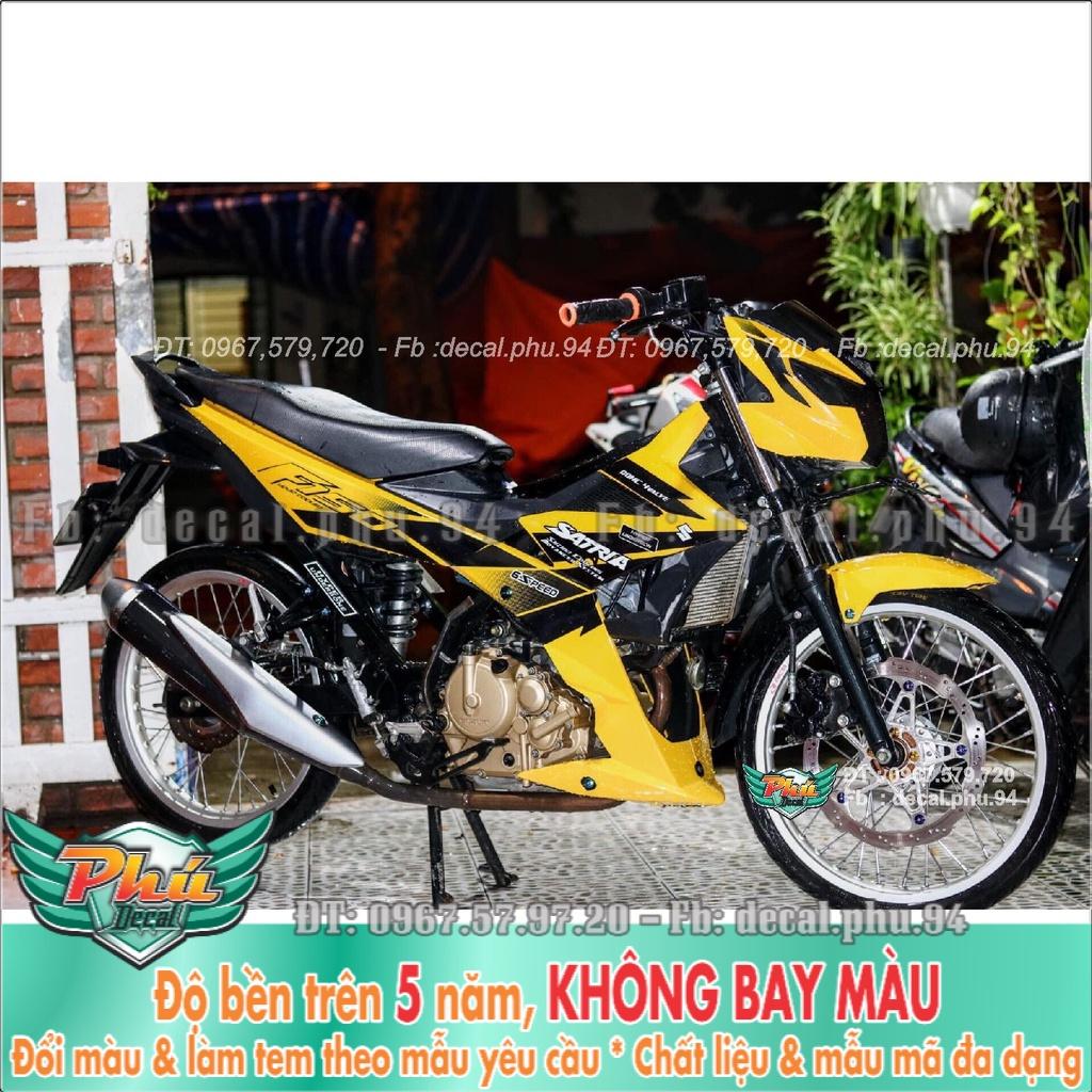 Tem Rời Satria vàng đen (K) -1