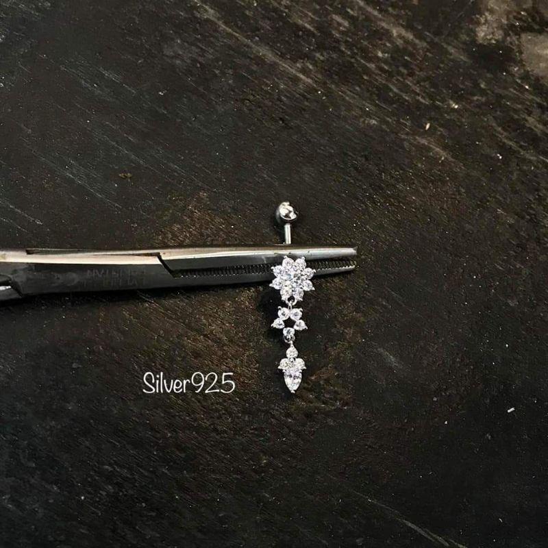 KHUYÊN RỐN HOA - Khuyên Rốn Đính Đá Cao Cấp