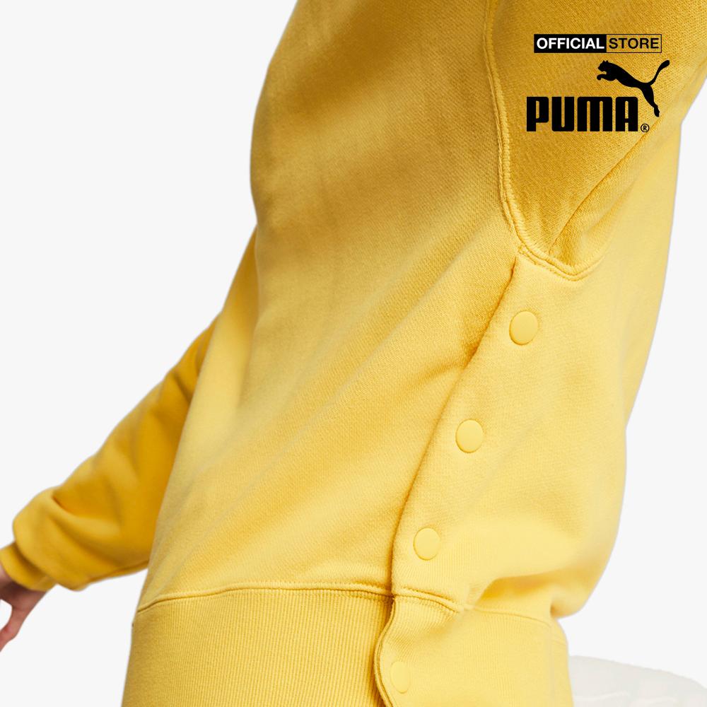 PUMA - Áo sweatshirt nữ cổ tròn tay dài Infuse 535647-40