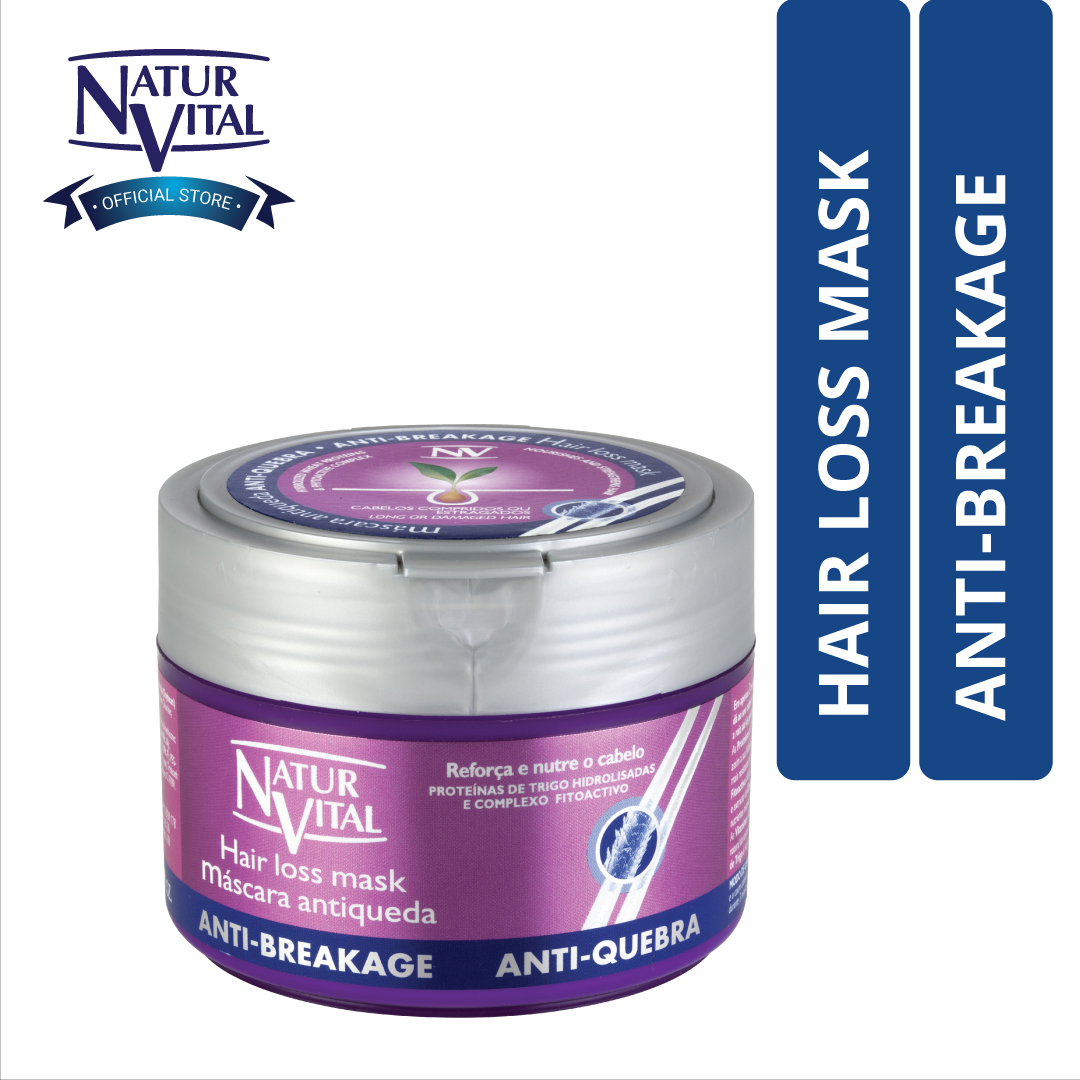 Mặt Nạ Tóc NaturVital Hair Loss Anti-Breakage Chiết Xuất Nhân Sâm Hỗ Trợ Giảm Thiểu Gãy Rụng, Hỗ Trợ Nuôi Dưỡng Tóc Mềm Mượt & Sáng Bóng