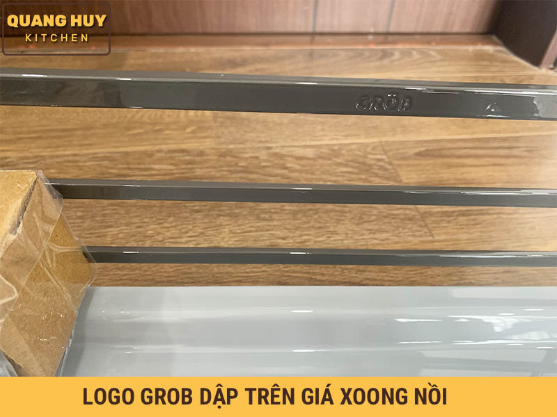 Giá xoong nồi tủ dưới inox sơn Nano bảo hành 10 năm không han gỉ thương hiệu Grob