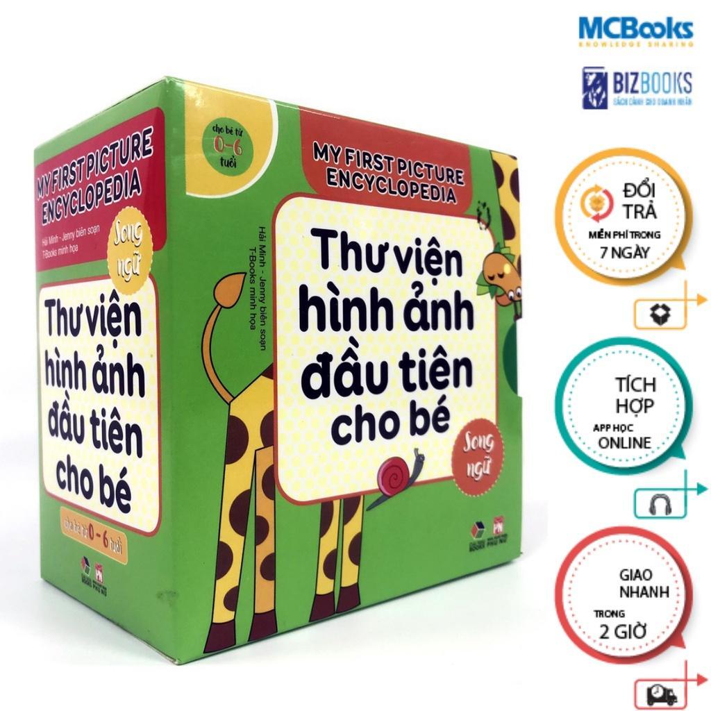 Sách - Thư Viện Hình Ảnh Đầu Tiên Cho Bé - Song Ngữ Việt Nam - Combo Hộp 8 Cuốn - Tập 1 - MCBooks