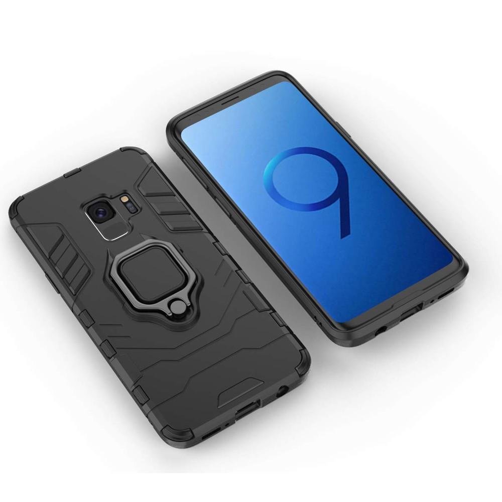 Ốp lưng cho Samsung S9 iron man chống sốc kèm nhẫn xoay chống xem video bảo vệ camera