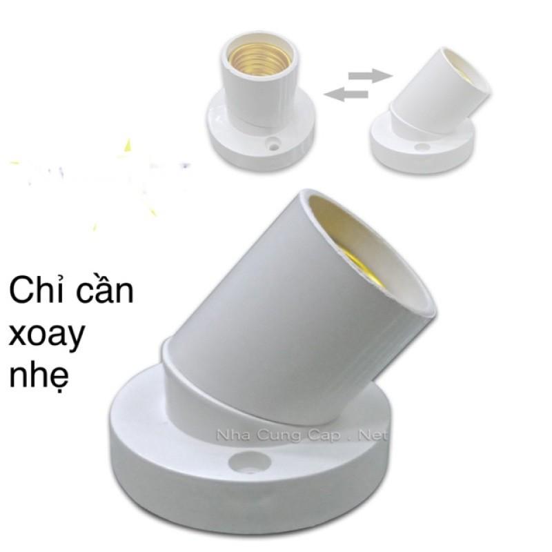 Đuôi đèn xoáy E27 đa năng Sunha tiện dụng, xoay được nhiều góc độ SGT3539