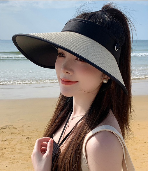 Mũ nón nửa đầu rộng vành chống nắng chống tia UV tuyệt đối cao cấp