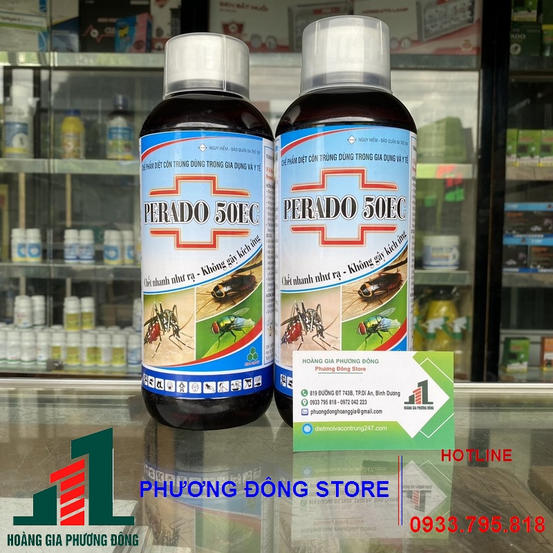 Thuốc diệt muỗi PERADO 50EC _ chai 1 lít