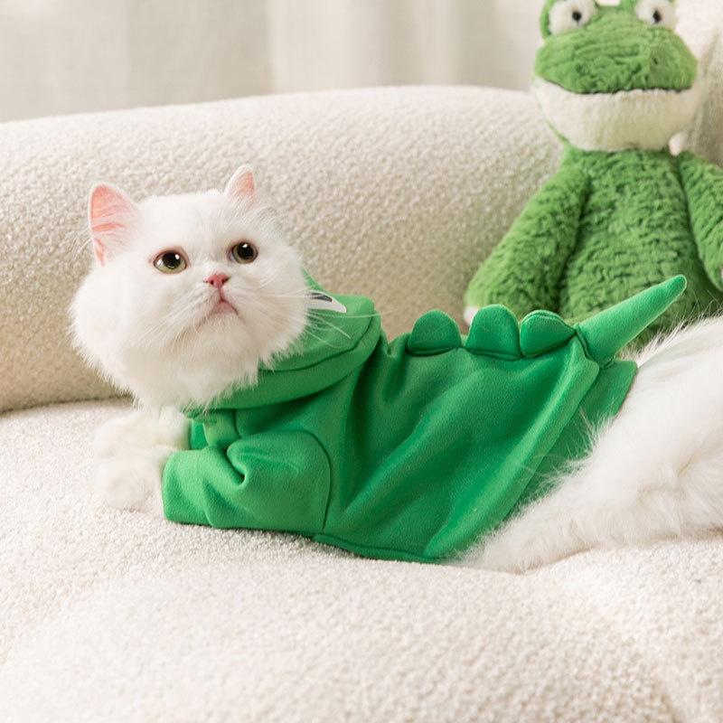 Áo cho chó mèo ngộ nghĩnh đủ mọi size - Áo nỉ có mũ hình thú cho chó mèo - quần áo mùa đông cho chó mèo