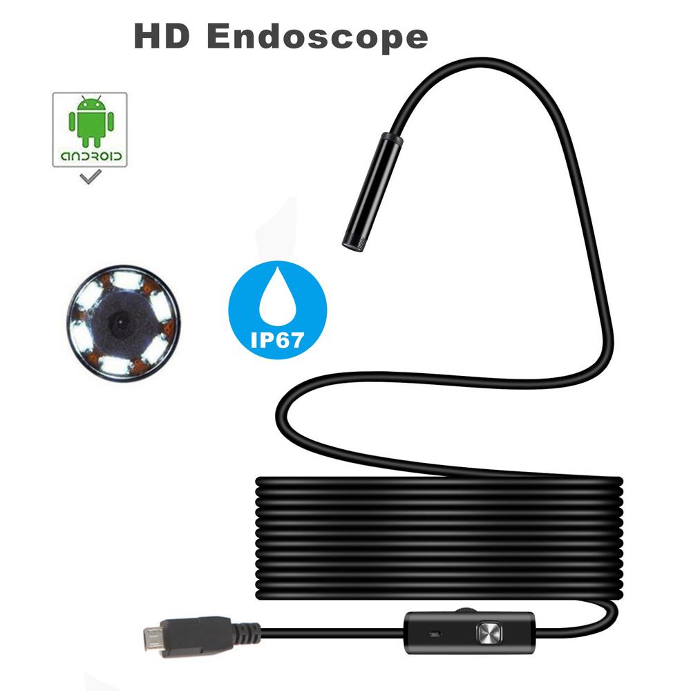 Cổng USB không dây chống thấm nước Ống kính hình ảnh 7mm cho điện thoại Android